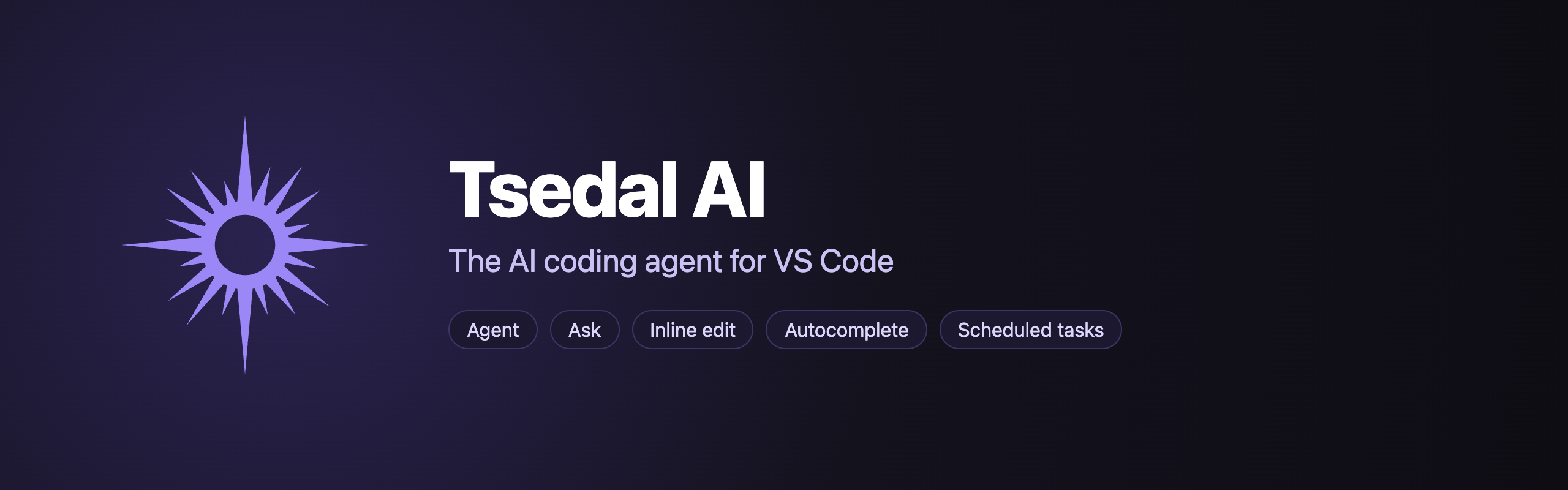 Tsedal AI, the AI coding agent for VS Code
